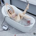 thumbnail image 4 of Sioweci Portable Spa Bubble Bath Mat, Full Body Bubbling Bath Mat, 4 of 11