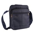 thumbnail image 3 of Bolso de mano para hombre, con múltiples compartimentos y cremallera, ajustado, para ordenador, trabajo, negocios, azul marino, talla única, 3 of 15