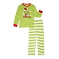 thumbnail image 3 of Matching Family Christmas Pajamas Kids Grinch 2-Piece Pajama Set, 3 of 4