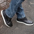 thumbnail image 6 of Milwaukee Leather MBM9002 Men's Black Leather Reinforced Street Biker Riding Shoes w/ Shift Protect Ankle Support 11, 6 of 10