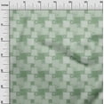 thumbnail image 3 of oneOone Cotton Poplin Green Fabric Asian Block Tile Craft Projects Decor Fabric Printed By The Yard 42 Inch Wide, 3 of 4