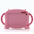thumbnail image 2 of ELEHOLD Kids Friendly Case for iPad Mini 5/4/3/2/1,Cute Design Soft Silicone Full Body Protective with Kickstand Handle Grip Shockproof Anti-Scratch Case -Pink, 2 of 9