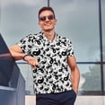 thumbnail image 4 of Balery Yin And Yang Camisa Polo de Hombre con Estampado, de Manga Corta y Tejido Medio, Camisa Tipo Golf Polo-3X-Large, 4 of 6