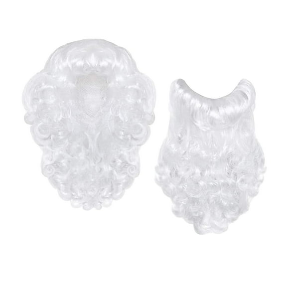BELOVING Santa Claus Beard Dress up Fake Mustaches for Holiday Masquerade Festive