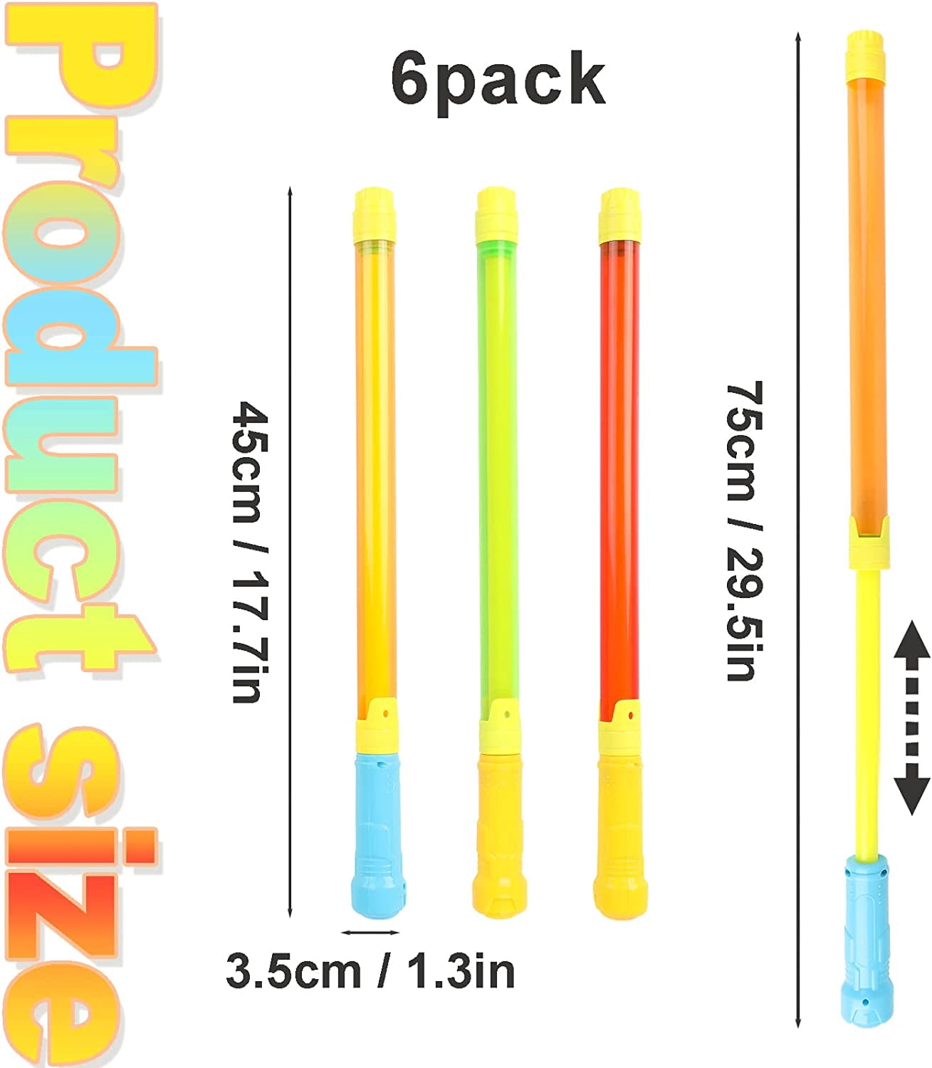 10 Pcs Water Pump Gun Blaster Toys for Kids, Water Squirter Shooters for Summer Pool Party, Backyard, Beach Water Toys