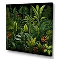 thumbnail image 2 of Designart "Jungle Plants Landscape A Rainforest Perspective III" Landscapes Wall Art - Tropical Green Jungle Entryway Wall Art Print, 2 of 6