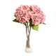 thumbnail image 1 of Ramo de flores de hortensias artificiales, flores de seda, boda, fiesta nupcial, decoración del hogar (rosa claro), 1 of 2