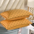 thumbnail image 2 of Summer Savings! PRETXORVE Pillow, 1PC Headrest Core Embroidery Solid Color Brushed Fabric Quilted Quilted Pillow, 2 of 6