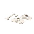 thumbnail image 2 of Lippert Components Door Catch 381407 For Holding RV Cabinet Doors Open; T Style; 4 Inch; Polar White; Composite; Single; Packaged, 2 of 4