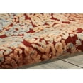 thumbnail image 4 of Nourison Graphic Illusions 2'3" x 8' Red Damask Indoor Rug, 4 of 4