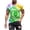 Green—Tshirt for Men, variant on BVOFAR Tie Dye T Shirts for Men Big and Tall Short Sleeve Hip Hop Tees Funny Hippies T-Shirts for Men Green XXXL