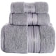 thumbnail image 1 of Set of 3 luxury bath towels, 100% cotton towel set (1 large bath towel, 1 hand towel, 1 washcloth) gray, 1 of 5