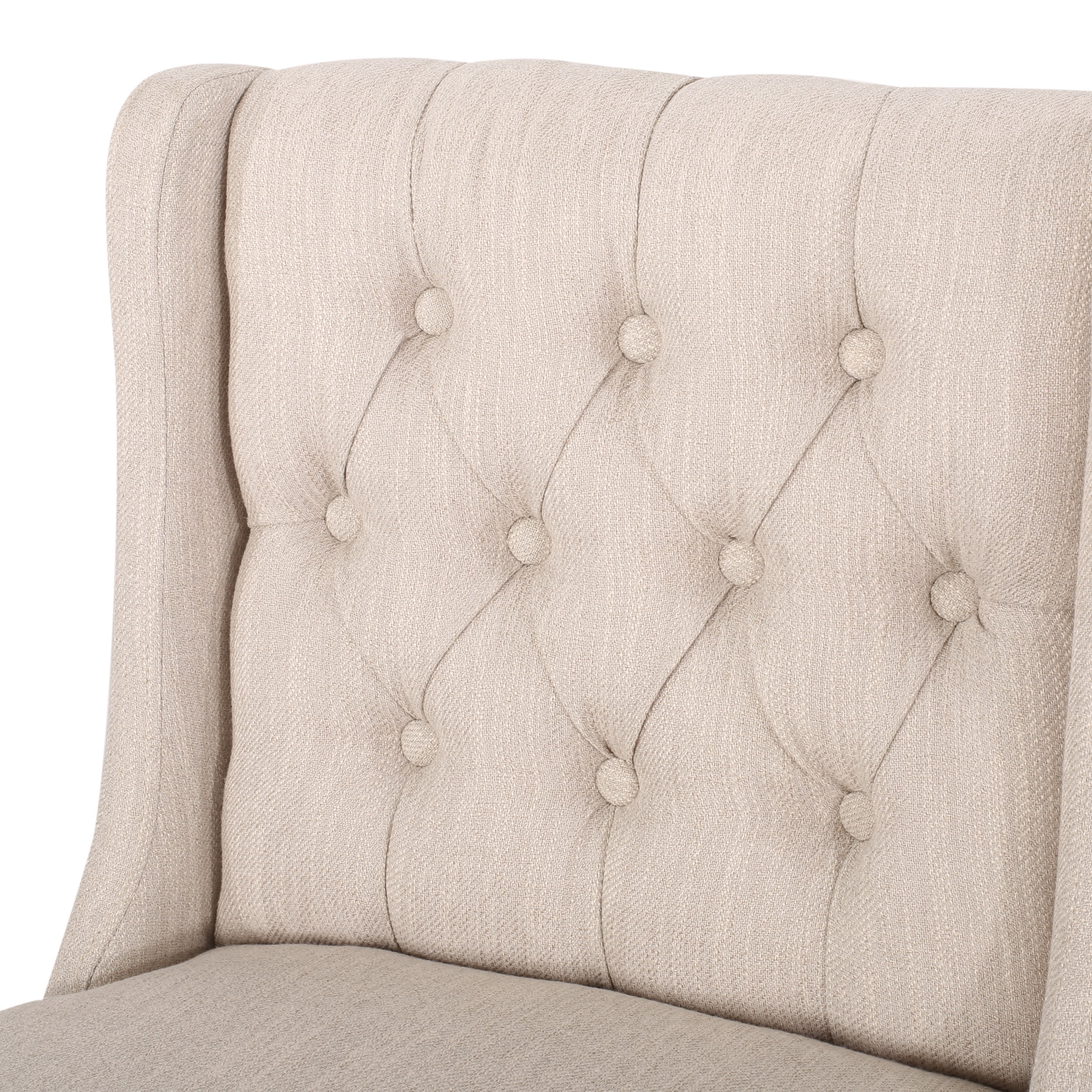 Noble House Daylanie Barstools, Beige, Espresso
