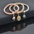 thumbnail image 3 of Women Statement Piece Tricolor Charm Bracelet Perfect for Gift, 3 of 7