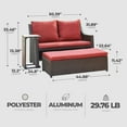 thumbnail image 3 of Four Seasons Courtyard's Redington All-Weather 3-Piece Patio Seating Set, 3 of 6