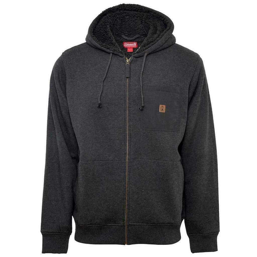 coleman men's sherpa lined hoodie