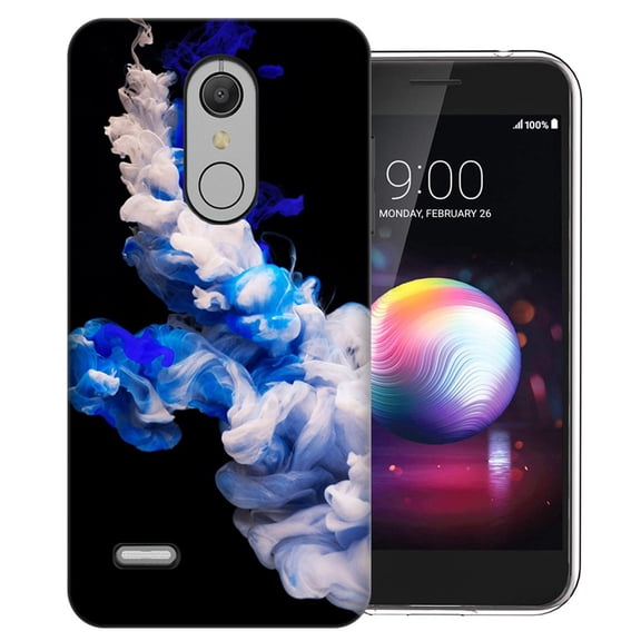 MUNDAZE LG Stylo 5 Blue White Smoke Design Phone Case Cover