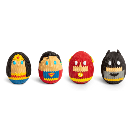 The Justice League Handmade by Robots 2.5 in Collectible Vinyl Eggs