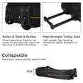 thumbnail image 5 of OIWAS Expandable Rolling Duffel Bag with Wheels and Telescopic Handle, Foldable Travel Luggage for Carry On, Black, 5 of 7