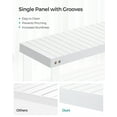 thumbnail image 4 of SONGMICS Shoe Rack Bench, 3-Tier Bamboo Shoe Storage Organizer, 11.3 x 27.6 x 17.8 Inches, White, 4 of 6
