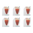 thumbnail image 4 of Lot de 12 Serviettes 3 Plis en Forme de Chocolat Milkshake - Ensemble de 6, 4 of 4
