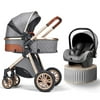 B.Childhood Baby Stroller Set Travel System, Grey