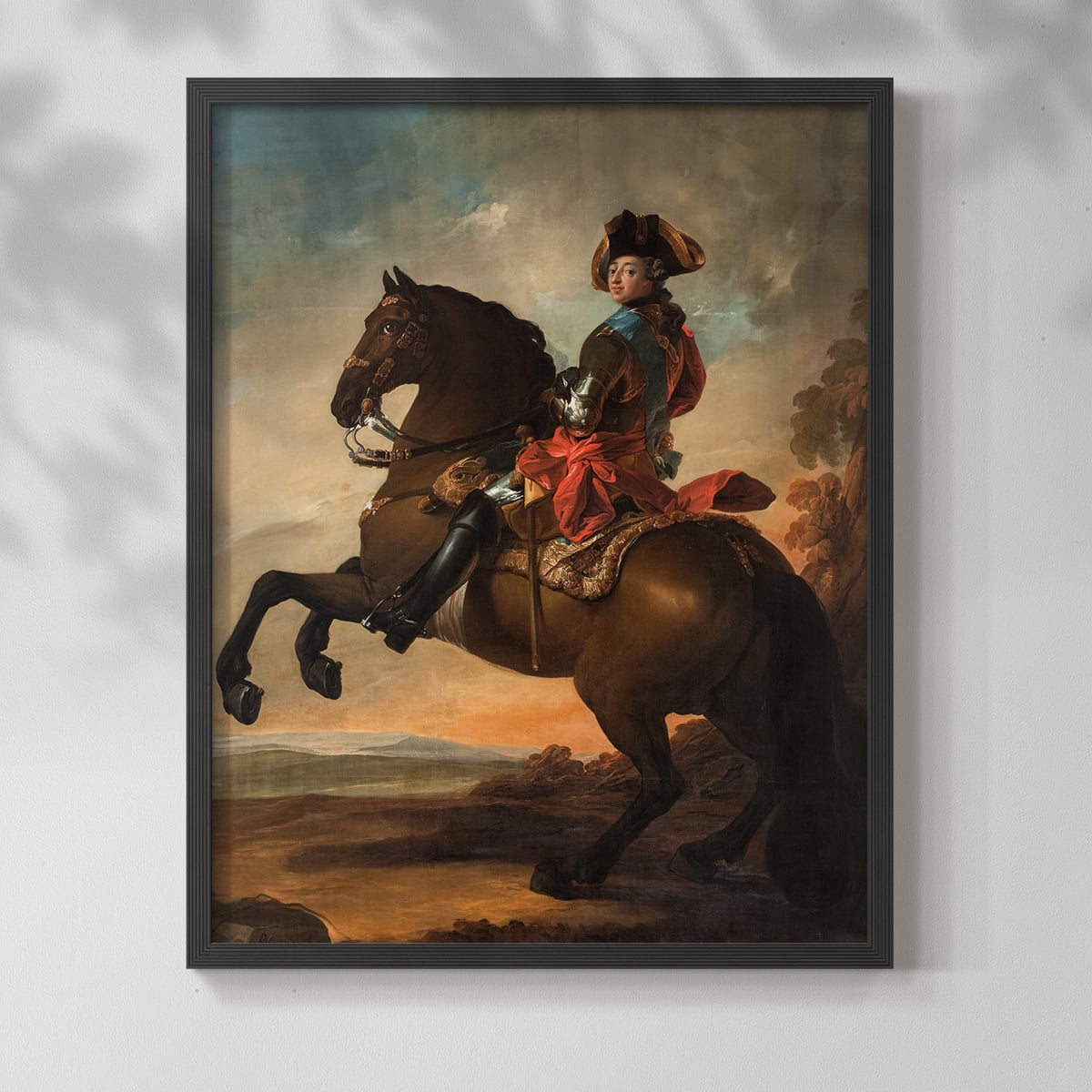 Vintage Animal Print LXI - 14in. x 11in. Vintage Framed Print in Black Wood Frame