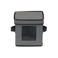 thumbnail image 6 of Household Essentials Saucer Storage Box, Holds 12 Saucers with Felt Protectors, Windowed Panel, 2 Riveted Handles, Foldable and Stackable Box, Gray, 6 of 8
