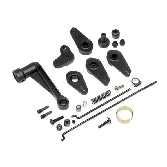 HPI Racing HPI108948 Throttle Servo Saver Savage Set, Black