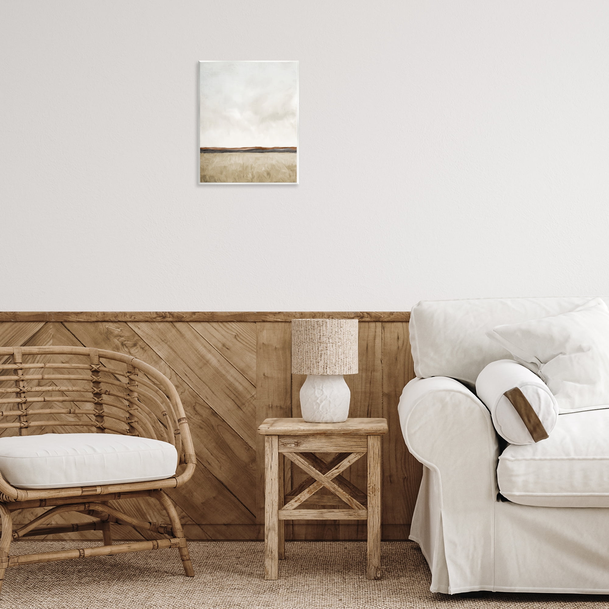 Stupell Industries Distant View in Neutrals Wall Plaque Art, design by Kim Allen
