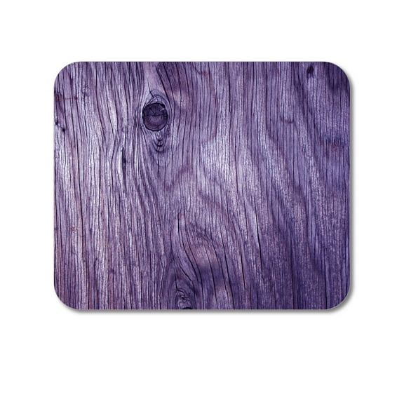 DistinctInk Mouse Pad - 1/4" Foam Rubber - Purple Weathered Wood Grain