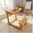 thumbnail image 2 of Pupitre Infantil Mesa Banco Madera Reforzadoniño niño, 2 of 3