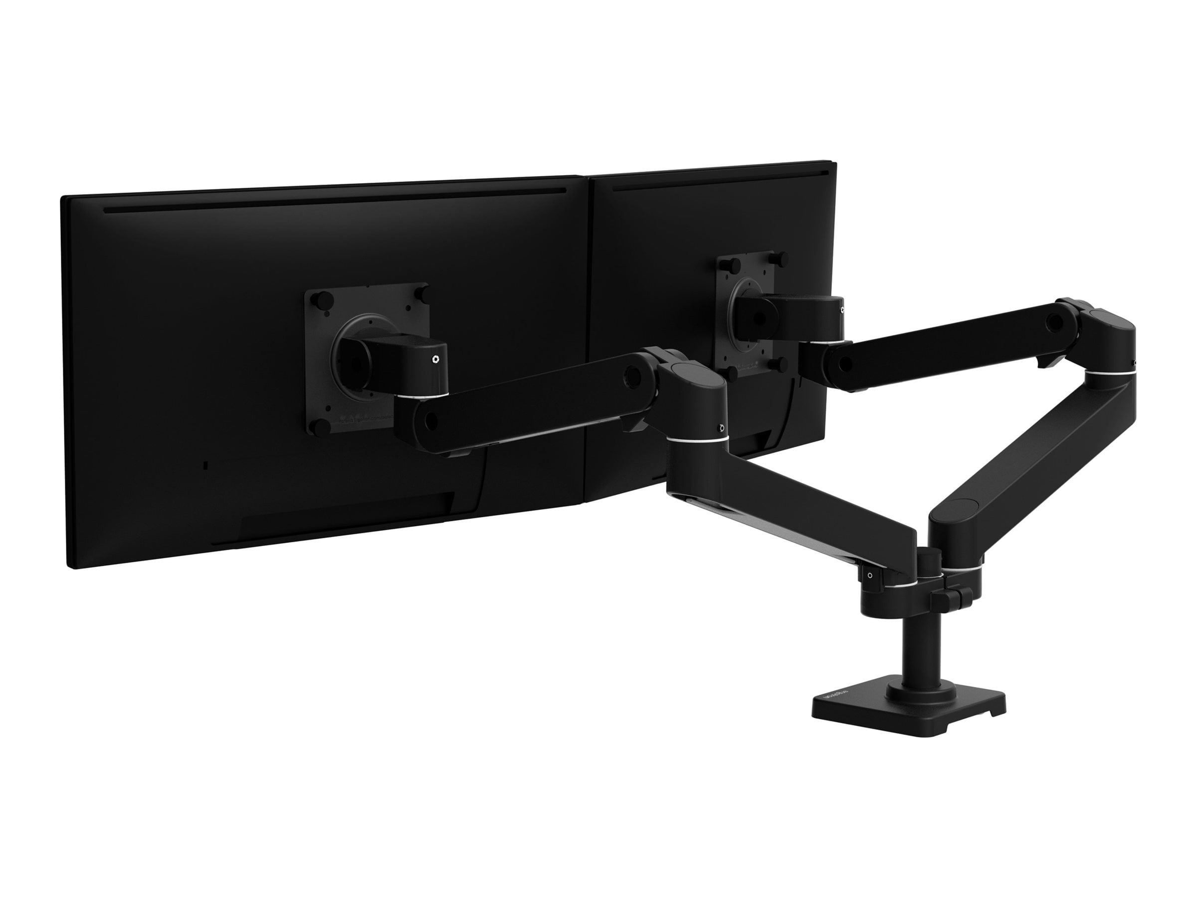 Ergotron Desk Mount for Dual Monitor LCD Display Black 45686292