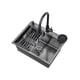thumbnail image 1 of Tarja de Cocina Negra Maxims 60x46 cm Acero Inoxidable con Grifo y Accesorios, 1 of 7