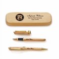 thumbnail image 2 of Thanh 39's Personalized Maple Wood Case and Two Pens for Graduate, 2 of 4