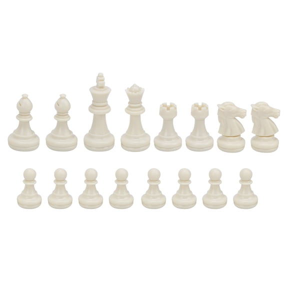 Large Plastic International Standard Chess Game Set with Rubber Chessboard