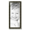 thumbnail image 2 of ArtToFrames 10" x 25" Black Panel With Silver Lip Picture Frame, 10x25 inch Multi Wood Poster Frame (WOM-5093),  Pack, 2 of 7