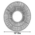 thumbnail image 4 of Decorative Woven Paper Rope Round Shape Bamboo Wood Modern Hanging Wall Mirror, 4 of 6