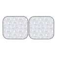 thumbnail image 5 of Lsque Fun Rabbit 2 PCS Windshield Sun Shade | CarFoldable Window Covers | Car Accessories Reflect UV for Universal Cars SUV Truck | Large, 5 of 7