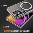 thumbnail image 4 of Dteck for Samsung Galaxy S25 Ultra Case, Compatible with MagSafe, Anti-Yellowing Slim Shockproof Magnetic Phone Case for Samsung Galaxy S25 Ultra 6.9" 2025,Clear, 4 of 7