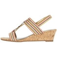 thumbnail image 2 of Anne Klein Varek Wedge Sandal Natural Multi, 2 of 6