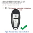 thumbnail image 2 of Durable Carbon Fiber Design Key Fob Protector with Keychain ABS Plastic Cover Compatible with Suzuki Swift SX4 S-Cross Vitara Ciaz Keyless Entry Remote Keys, 2 of 6