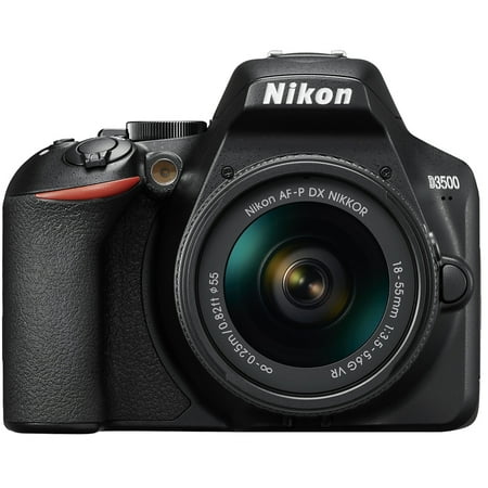 Nikon - D3500 DSLR Video Two Lens Kit with AF-P DX NIKKOR 18-55mm f/3.5-5.6G VR & AF-P DX NIKKOR 70-300mm f/4.5-6.3G ED - Black