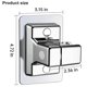 thumbnail image 2 of 2pcs No Drilling Shower Holder - Universal Shower Head Holder - 360 Adjustable Wall Mounted Shower Holder, 2 of 5