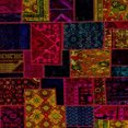 thumbnail image 1 of Ahgly Company Indoor Square Abstract Reddish Brown Patchwork Area Rugs, 4' Square, 1 of 6