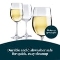 thumbnail image 5 of Libbey Vina White Wine Glasses, 18.5-ounce, Set of 6, 5 of 6