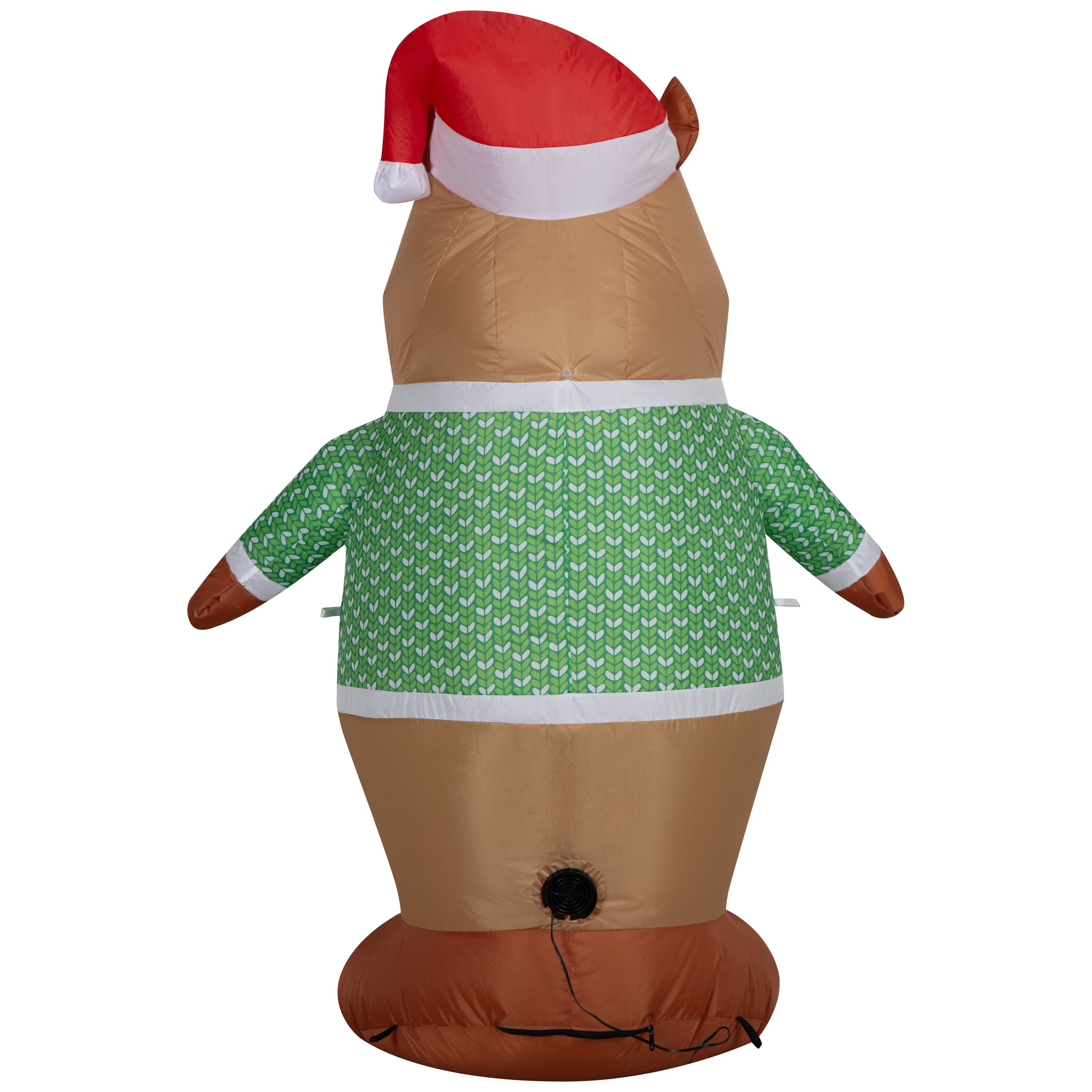 Multicolor Christmas Airblown Capybara Yard Inflatable, 48 inch