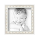 thumbnail image 2 of ArtToFrames 5" x 5" White Square Star Emboss Picture Frame, 5x5 inch White Wood Poster Frame (WOM-5125),  Pack, 2 of 7
