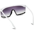 thumbnail image 4 of FEISEDY One Piece Sunglasses Oversized Shades Goggles Men Women B2515, 4 of 16