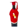 thumbnail image 2 of Xioeram 2Pcs/Set Felt Graduation Wine Jacket Bottle Cap Wine Coat Bottle Covers Set Gown Cap Toppers with Mini Tassel Doctor Party Decoration, 2 of 8